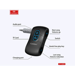 گیرنده صوتی ماشین ارلدم EARLDOM Wireless Receiver M69