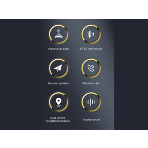 فرستنده صوتی یوسامز Usams US-SJ464 Car Wireless Audio Receiver