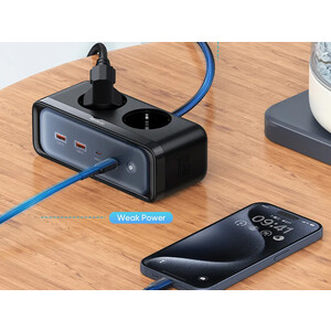 کوچکترین چندراهی و محافظ برق 6 در 1 مکدودو 70 وات Mcdodo 6 in 1 GaN Lightning Protection Power Strip CH-461