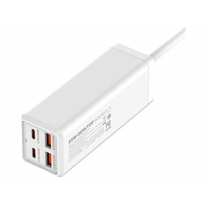 چند راهی برق یک سوکت و چهار پورت با توان 65 وات الدنیو LDNIO SC1418 Mini Smart Power Socket Plug Desktop