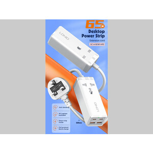 مینی پریز برق و شارژر رومیزی الدنیو LDNIO SC1418 Portable Mini Smart Power Socket Plug 2022 Desktop AC Electric Power Plug Socket Strip Best Seller