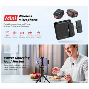 قیمت میکروفون یقه‌ای بی‌سیم دکمه‌ای توکی‌کی