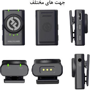 میکروفون وایرلس لایتنینگ و تایپ سی هالی لند