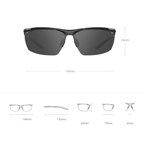 عینک آفتابی پلاریزه ضد اشعه ماوراء بنفش شیائومی Xiaomi Mijia MSG07GL anti-UV polarized sunglasses