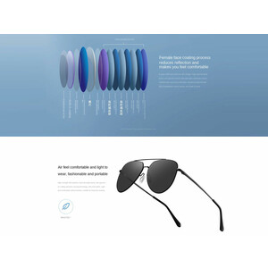 عینک آفتابی پولاریزه شیائومی Xiaomi Mijia Sunglasses Pilota MSG01BJ