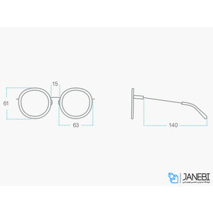 عینک آفتابی دایره ای شیائومی Xiaomi Turok Steinhardt TS SR003-1420