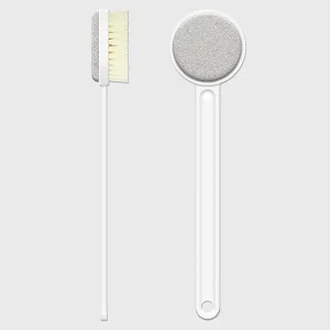 برس دوطرفه حمام شیائومی Xiaomi Quality Zero Double Sided Bath Brush Pumice Exfoliating Soft Brush