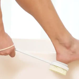 برس دوطرفه حمام شیائومی Xiaomi Quality Zero Double Sided Bath Brush Pumice Exfoliating Soft Brush