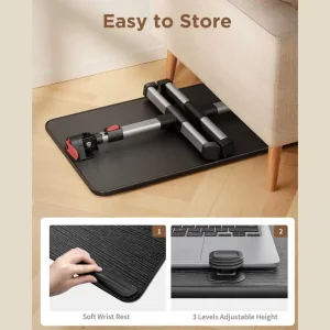 میز و پایه نگهدارنده لپ‌تاپ تا 17 اینچ سایجی A6LQ تاشو و قابل حمل