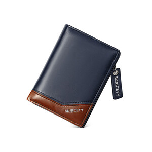 کیفیت کیف پول مردانه کوتاه زیپ دار SUNICETY S3004 zipper short men's wallet