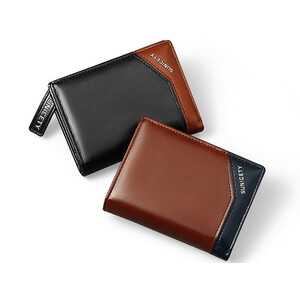 خرید کیف پول مردانه کوتاه زیپ دار SUNICETY S3004 zipper short men's wallet