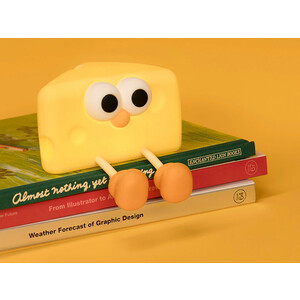 فروش چراغ خواب سیلیکونی فانتزی رومیزی شارژی Cheese night light rechargeable silicone bedroom sleep L54