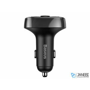 شارژر فندکی با قابلیت پخش موسیقی و تماس و کارتخوان بیسوس Baseus T-Type Bluetooth Car Charger
