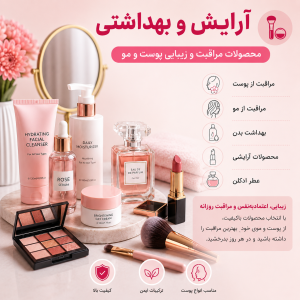 آرایش و بهداشتی | محصولات مراقبت و زیبایی پوست و مو
