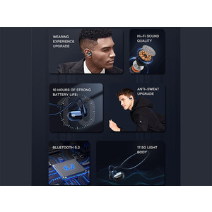 فروش هندزفری بلوتوثی رسی RECCI REP_W63 AIR CONDUCTION BLUETOOTH EARPHONE