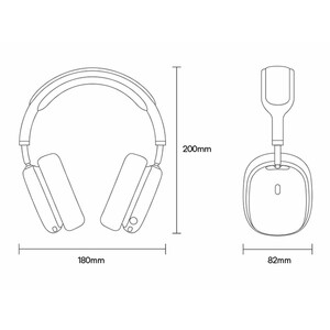 هدفون بی سیم با قابلیت حذف نویز بیسوس Baseus Bowie H2 Noise-Cancelling Wireless Headphone