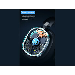 هدست گیمینگ بیسیم بیسوس Baseus AeQur GH02 Gaming Wireless Headphone A00050800211-00