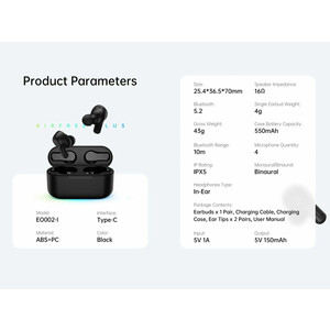 هندزفری بلوتوثی 5.2 وان مور شیائومی Xiaomi 1More Omthing Airfree Plus EO002-l