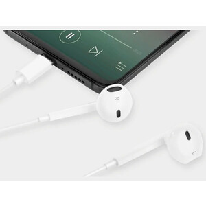 خرید هندزفری سیمی طرح ایرپاد دویا Hands Free Devia Earpods EM048 USB C