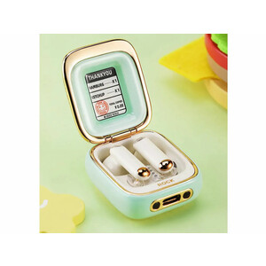 هندزفری بلوتوثی راک ROCK Retro Style True Wireless Stereo Bluetooth Earphone Hamburger