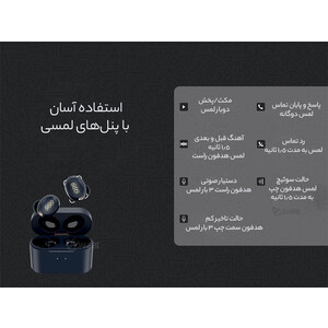 خرید هندزفری بلوتوث  کیو سی وای QCY HT01 Hybrid ANC True Wireless Earbuds