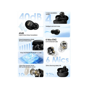 خرید هندزفری بلوتوث کیو سی وای شیائومی Xiaomi QCY HT07 ArcBuds ANC Wireless Handsfree