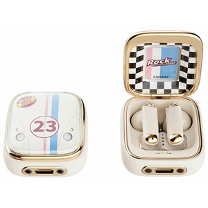 هندزفری بلوتوثی راک Rock Retro TWS Bluetooth Earbuds Classic Beetle
