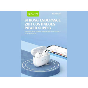 هندزفری بی سیم باوین BAVIN BA25 TWS Wireless Bluetooth Earphones
