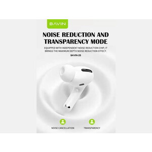 هندزفری بی سیم باوین BAVIN BA25 TWS Wireless Bluetooth Earphones