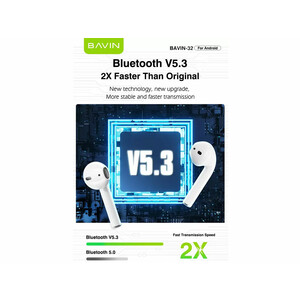 هندزفری وایرلس باوین BAVIN BA32 TWS Bluetooth Wireless Earphone