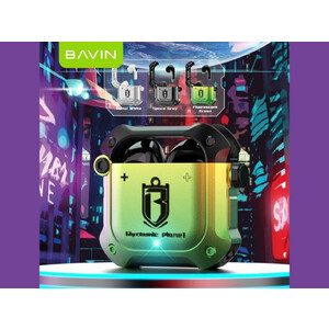 هندزفری بی سیم باوین BAVIN BA-09 DYNAMIC PLANET TWS Wireless Bluetooth Headset HIFI