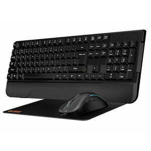 ست گیمینگ کیبورد موس هدفون و پدموس پورودو Porodo 4In1 Gaming Starter Kit PDX213