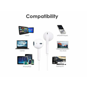 هندزفری سیمی با جک 3.5 میلی‌متری ویوو Wiwu Earbuds 3.5Mm Audio Connector Eb101
