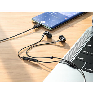 هندزفری سیمی تایپ سی هوکو Hoco Wired earphones Type-C “M91 Shelly” with mic