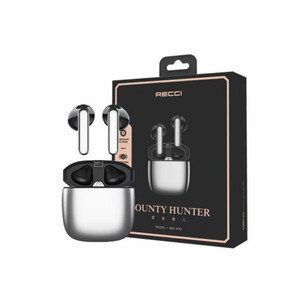 بهترین هندزفری بلوتوث فلزی رسی Recci W42 Bounty Hunter TWS wireless earphone Bluetooth