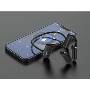 هندزفری بی سیم گردنی القایی رسیRECCI FLUTTER AIR CONDUCTION CLEAR SOUND HEADPHONE REP-W27