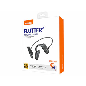 RECCI FLUTTER AIR CONDUCTION CLEAR SOUND HEADPHONE REP-W27
