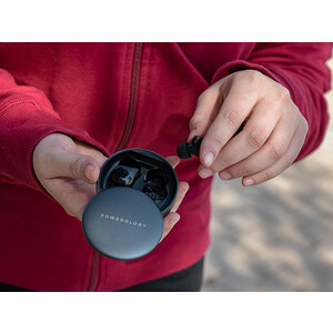 خرید بهترین هدفون بلوتوث استریو پاورولوژی Powerology Primo True Wireless EarBuds PTWSEGY