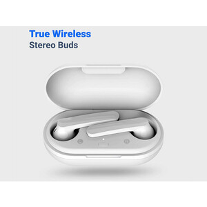 هندزفری بلوتوث دوگوش پاورولوژی Powerology True Wireless Stereo Buds PTWSEPWH