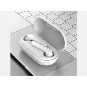 هندزفری بلوتوث دوگوش پاورولوژی Powerology True Wireless Stereo Buds PTWSEPWH