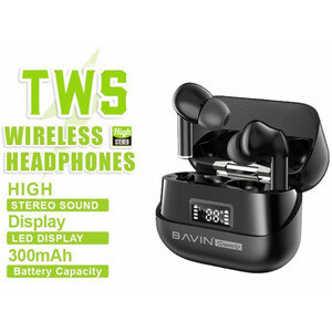 خرید هندزفری بی سیم باوین BAVIN BA15 Hi-Fi TWS Bluetooth 5.0 Wireless Earphone