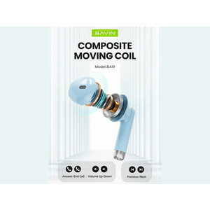 هندزفری بی سیم باوین Bavin Earphones Wireless BA19
