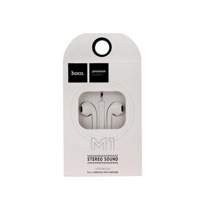 هندزفری سیمی با جک 3.5 میلیمتری هوکو Hoco Wired earphones 3.5mm M1 Original series with mic
