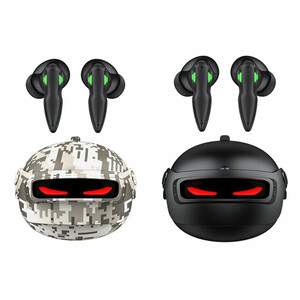 هندزفری بی سیم گیمینگ با نسخه 5.3 بلوتوث رسی Recci REP-W48 Helmet Appearance TWS earbuds