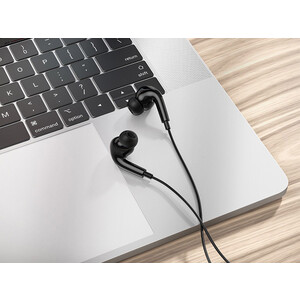 هندزفری سیمی لایتنینگ هوکو Hoco Wired earphones 3.5mm M1 Pro Original series” with mic