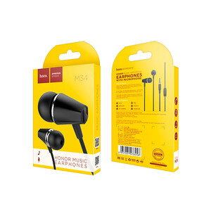 فروش هندزفری سیمی با جک 3.5 میلیمتری هوکو Hoco Wired earphones M34 Honor with mic