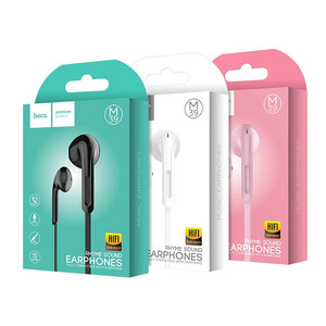 قیمت هندزفری سیمی با جک 3.5 میلیمتری هوکو Hoco Wired earphones 3.5mm M39 Rhyme sound with mic