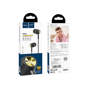 فروش هندزفری سیمی با جک 3.5 میلیمتری هوکو Hoco Wired earphones 3.5mm M70 Graceful with microphone