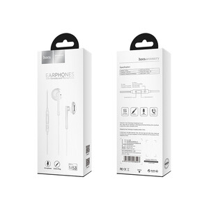 کیفیت هندزفری سیمی با جک 3.5 میلیمتری هوکو Hoco Wired earphones 3.5mm M53 Exquisite sound with microphone