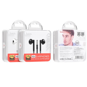 خرید هندزفری سیمی با جک 3.5 میلیمتری هوکو Hoco Wired earphones 3.5mm M64 Melodious with microphone